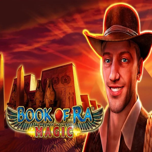 Slots logo of Book of Ra Magic from Greentube at Casino Prestige