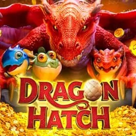 Dragon Hatch slot logo by PG Soft at Casino Prestige