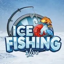 Ice Fishing Live by Evolution, showcased at casinoprestigeonline.com – game logo
