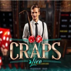 Live Craps logo – Live Casino by Evolution at Casino Prestige