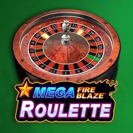 Mega Fire Blaze Roulette slot logo by Playtech at Casino Prestige
