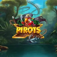 Pirots X online game logo by ELK Studios on casinoprestigeonline.com